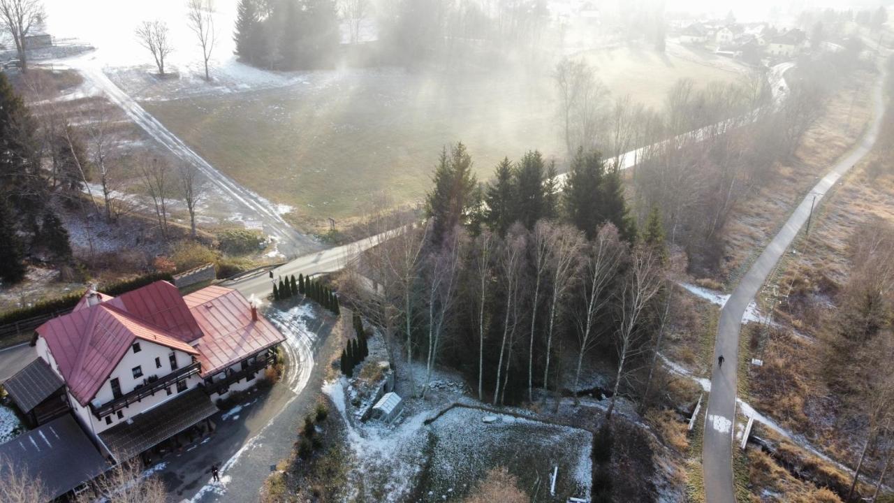 Pension Aura Špičák Zelezna Ruda Bagian luar foto